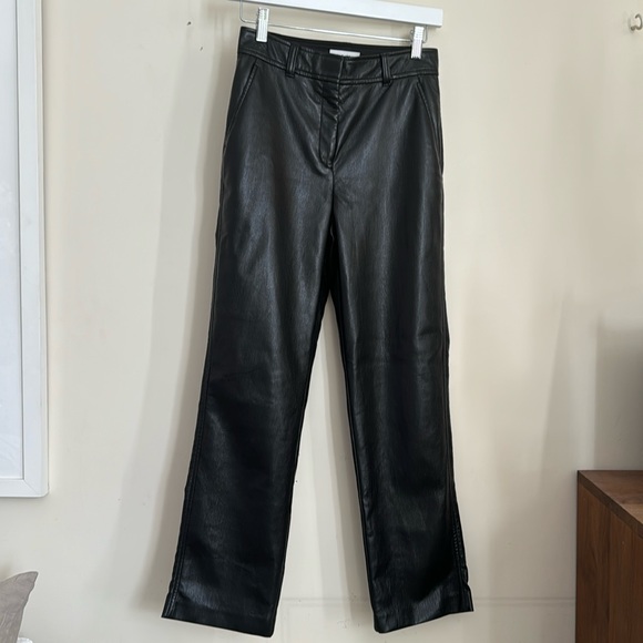 Babaton Faux Leather Pants - Picture 1 of 7